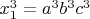 $x_1^3=a^3b^3c^3$