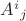 $A^i {}_j$