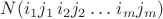 ${N(i_{1}j_{1}\, i_{2}j_{2}\dots \, i_{m}j_{m})}$