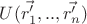 $U(\vec {r_1'},..,\vec {r_n'})$