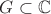 $G \subset \mathbb{C}$