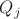 $Q_{j}$ $Q_{j}$