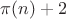 $\pi(n)+2$