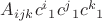 $A_{ijk}c^{i}{}_{1}c^{j}{}_{1}c^{k}{}_{1}$
