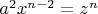 $a^2x^{n-2}=z^n$