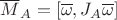 $\overline M_A=[\overline\omega,J_A\overline \omega]$