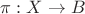$\pi: X\to B$