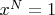 $x^N = 1$