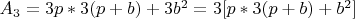 $A_3=3p*3(p+b)+3b^2=3[p*3(p+b)+b^2]$