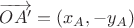 $\overrightarrow {OA'}=(x_A,-y_A)$