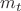 ${m}_{t}$