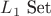 $L_1 \text{ Set}$