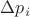 $\Delta p_i$