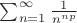 \sum_{n=1}^{\infty} \frac{1}{n^{np}}