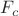 $F_{c}$