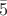 $\bar5$