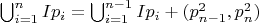 $\bigcup_{i = 1}^{n}Ip_i= \bigcup_{i = 1}^{n-1}Ip_i+(p^2_{n-1}, p^2_n)$