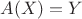 $A(X)=Y$