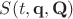$S(t,\mathbf{q}, \mathbf{Q})$