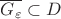 $\overline{G_{\varepsilon}}\subset D$