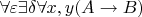 $\forall \varepsilon \exists \delta \forall x,y (A \rightarrow B)$