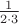 $\frac 1{2\cdot 3}$