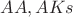 ${AA, AKs}$