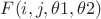 $F(i,j,\theta 1,\theta 2)$
