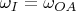 $\omega_I=\omega_{OA}$