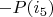 $-P(i_5)$