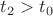 $t_2>t_0$ $t_2>t_0$