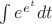 $\int e^{e^t} dt$
