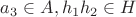 $a_3 \in A, h_1h_2 \in H$