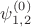 $\psi_{1,2}^{(0)}$