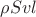 $\rho S v \l$