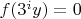 $f(3^iy)=0$