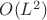 $O(L^2)$