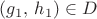 $(g_1,\,h_1) \in D$