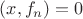 $(x,f_n)=0$