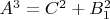 $A^3=C^2+B_1^2$