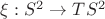 $\xi:S^2\to TS^2$