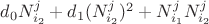 $d_0N_{i_2}^{j}+d_1(N_{i_2}^{j})^2+N_{i_1}^{j}N_{i_2}^{j}$