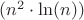 $О(n^2\cdot\ln(n))$