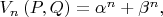 $V_n \left ( P,Q \right )=\alpha^n+\beta^n,$