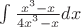$\int \frac{x^{3}-x}{4x^{^{3}}-x}dx$
