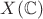 $X(\mathbb C)$ $X(\mathbb C)$