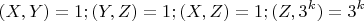 $$(X,Y)=1;(Y,Z)=1;(X,Z)=1; (Z, 3^k)=3^k$$