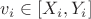 $v_i \in [X_i,Y_i]$