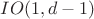 $IO(1,d-1)$