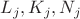 $L_j,K_j,N_j$